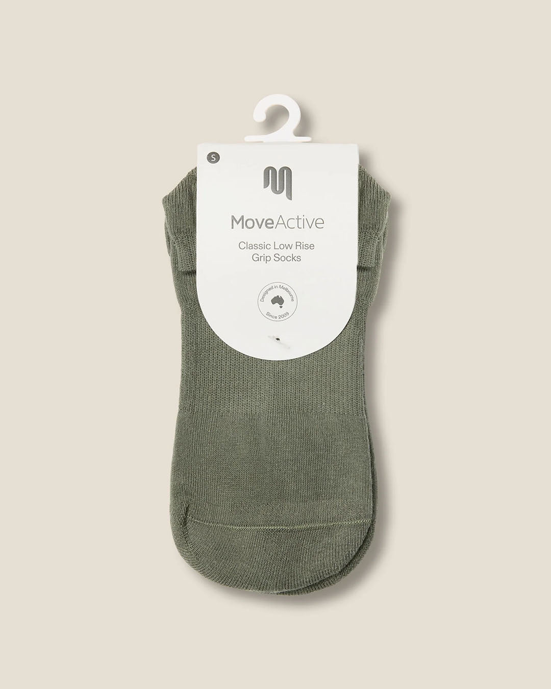 MoveActive Khaki Low Rise Grip Socks