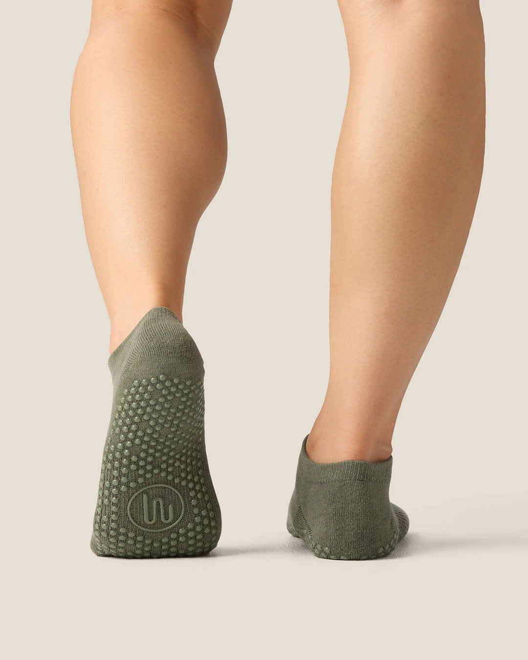 MoveActive Khaki Low Rise Grip Socks