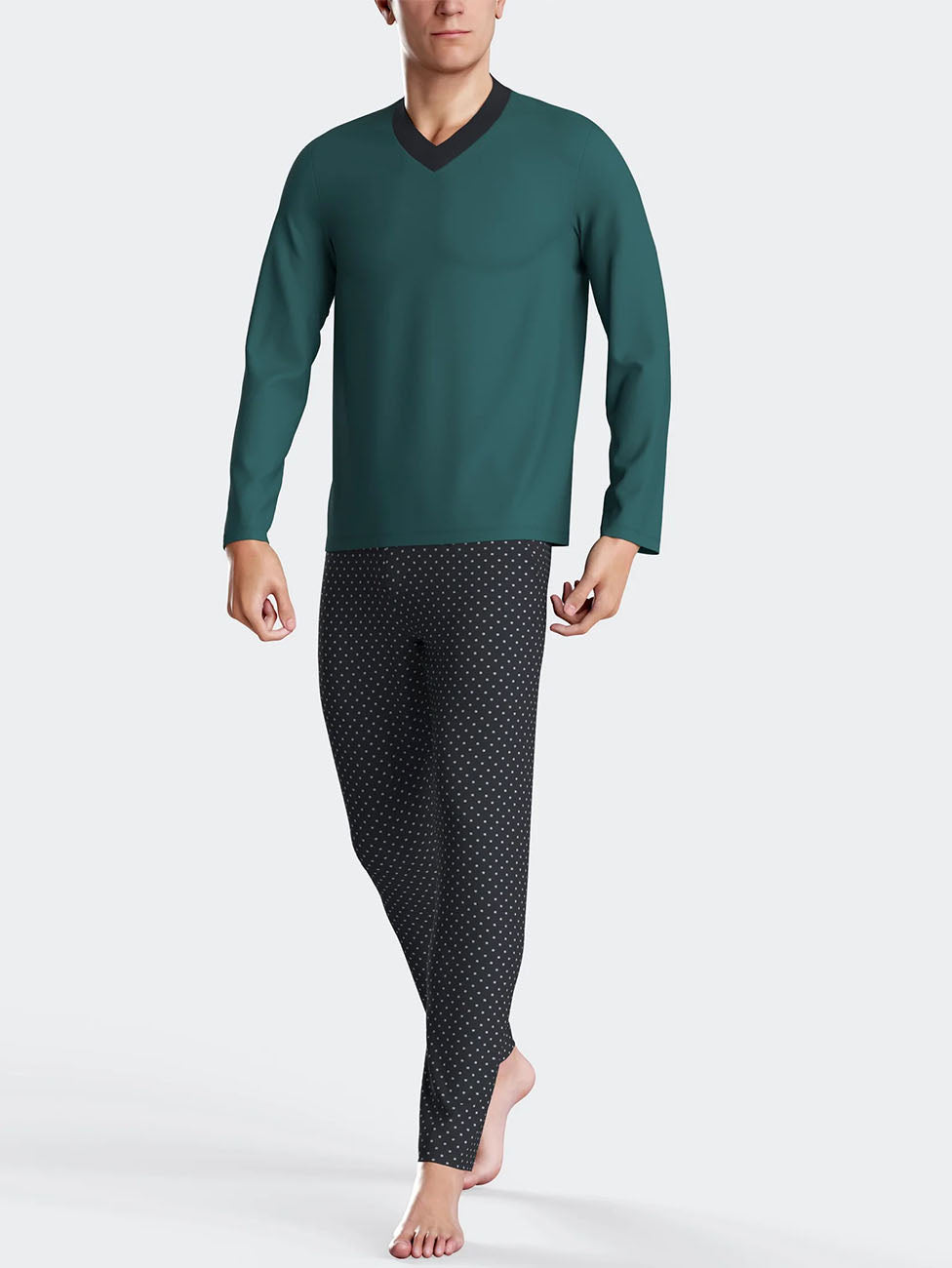 Impetus Green Men's Cotton Pyjama