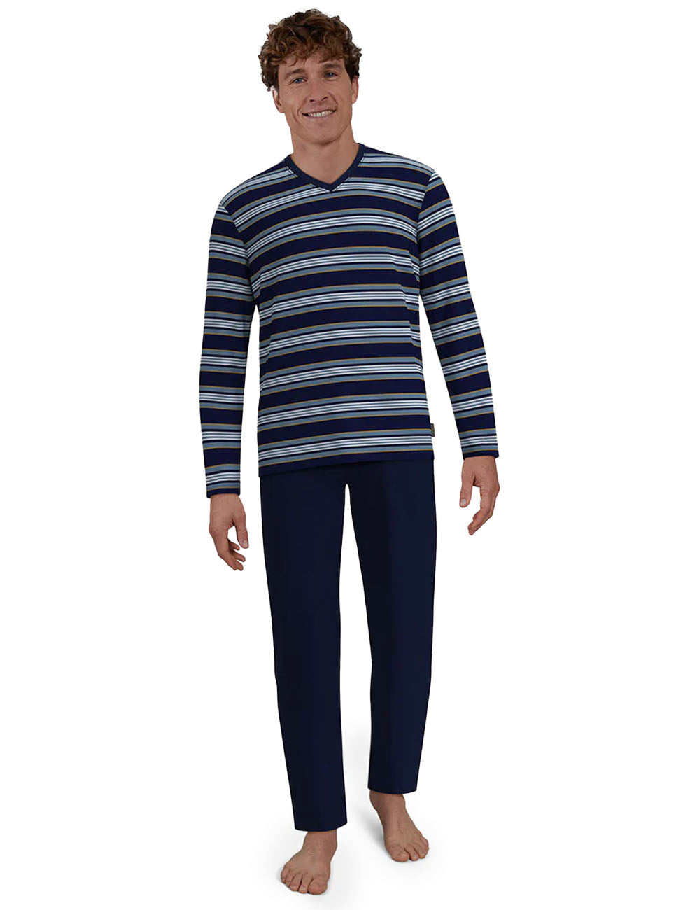 CECEBA Dark Blue Striped Pyjama