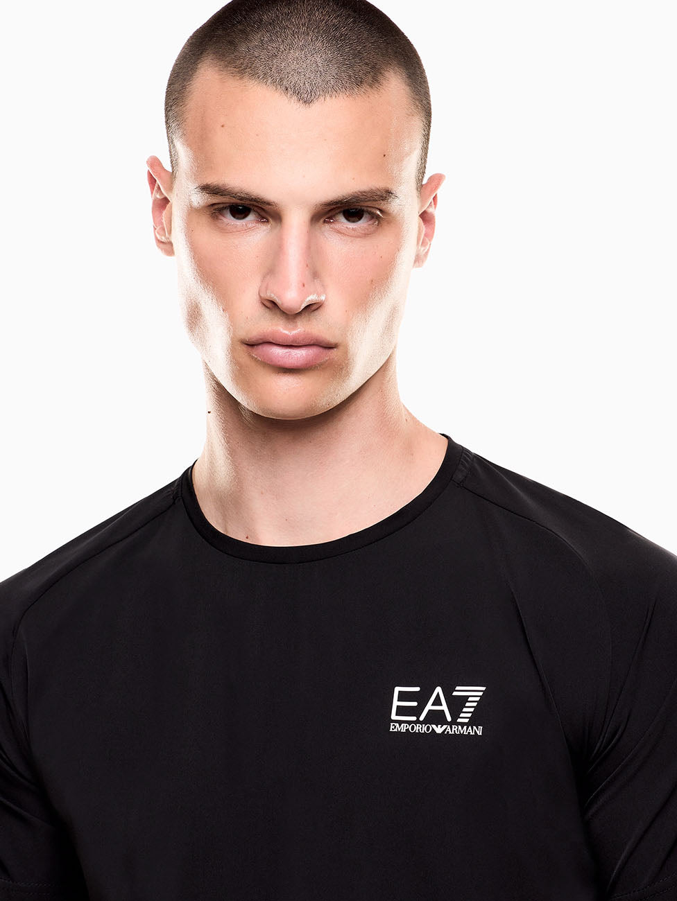 EA7 Dynamic Athlete Black T-shirt and Shorts
