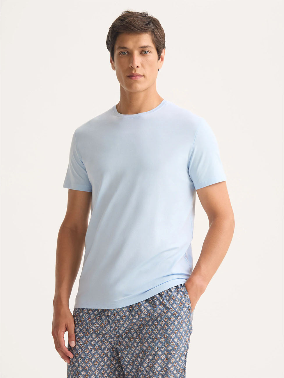 Derek Rose Basel Micro Modal Stretch Men's T-Shirt