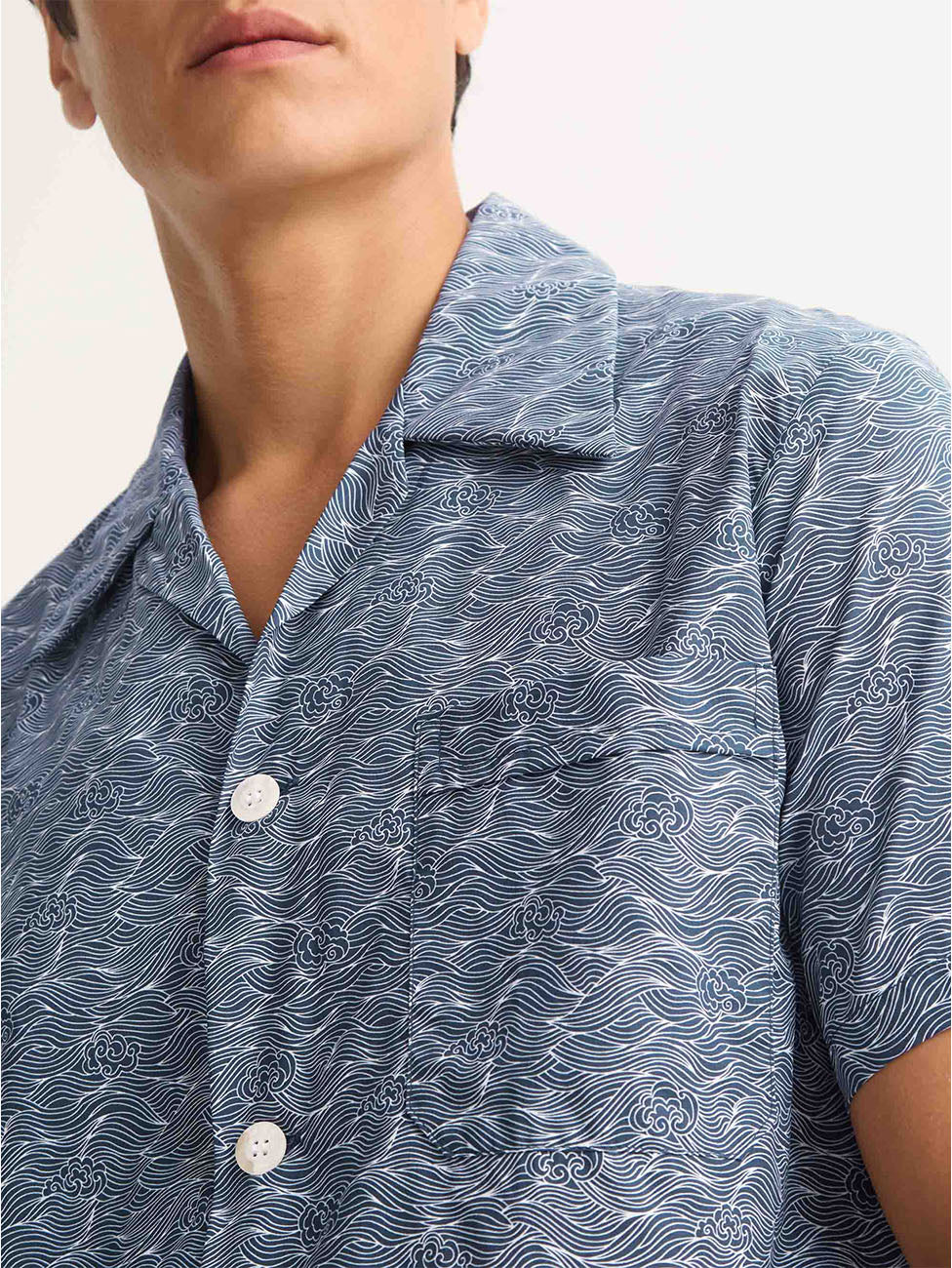 Derek Rose Blue Night Sky Men's Short Pyjama