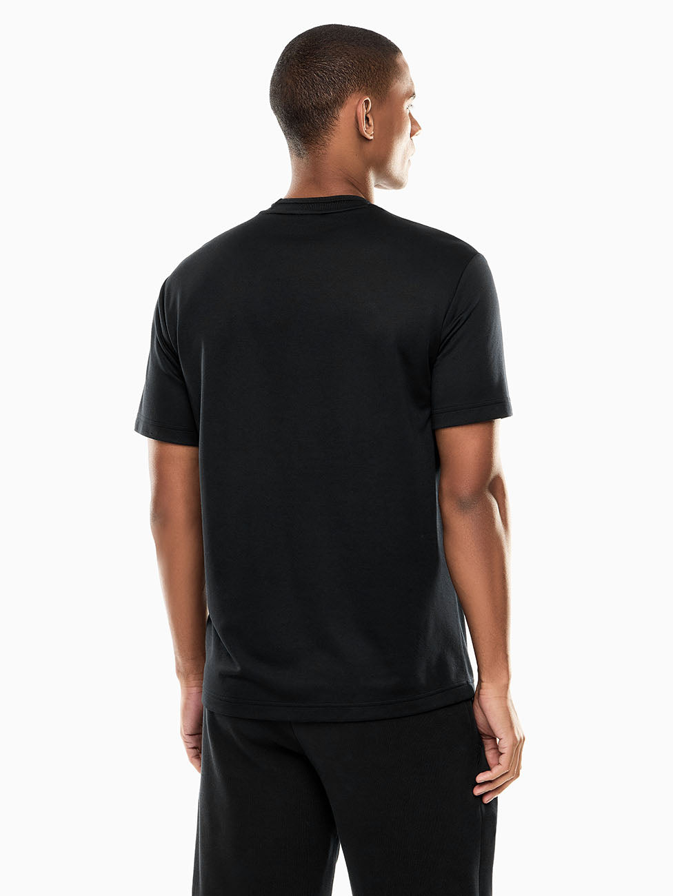 EA7 Lux Identity Modal-blend Jersey T-shirt