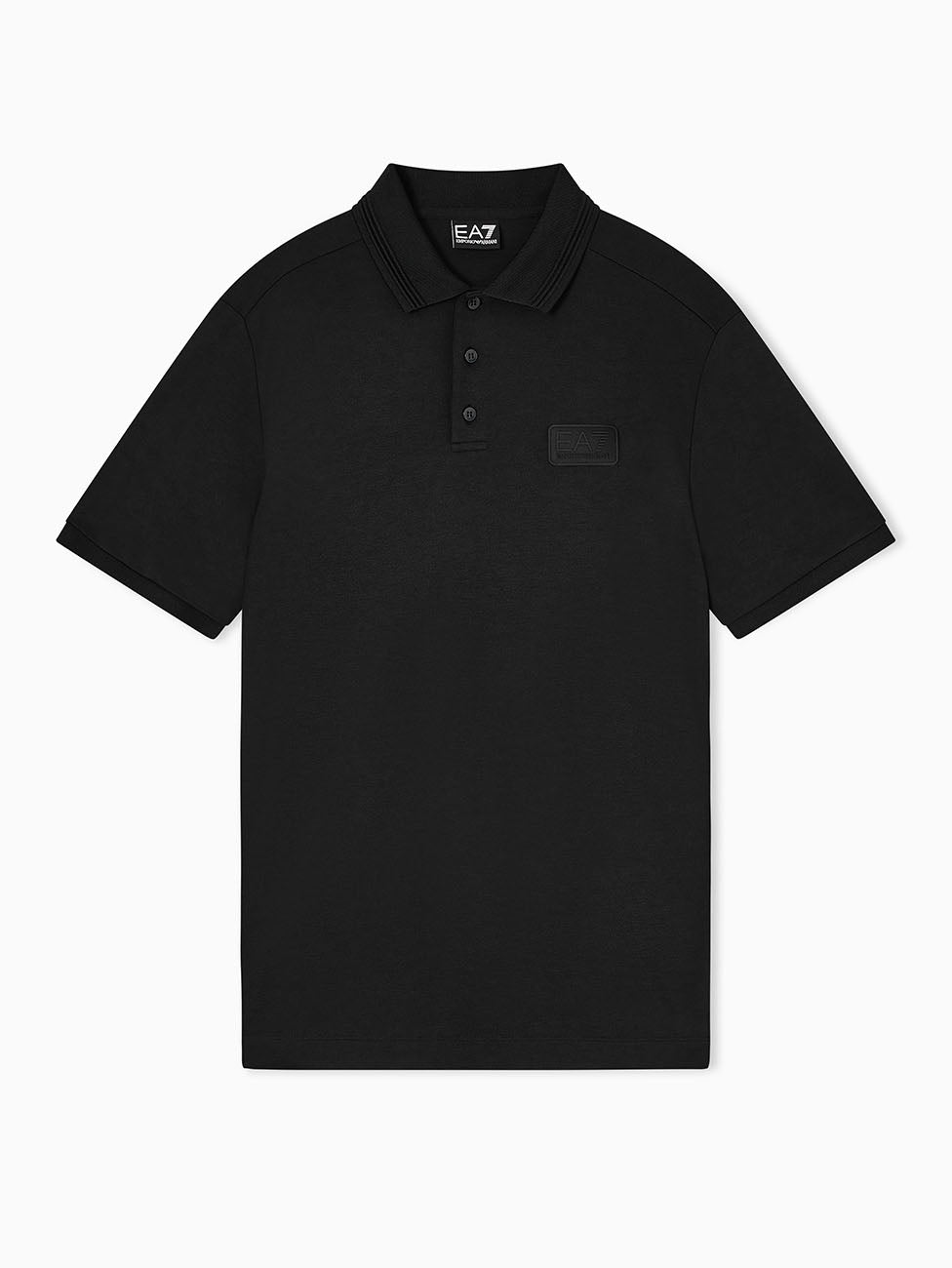EA7 Lux Identity Modal-blend Polo Shirt