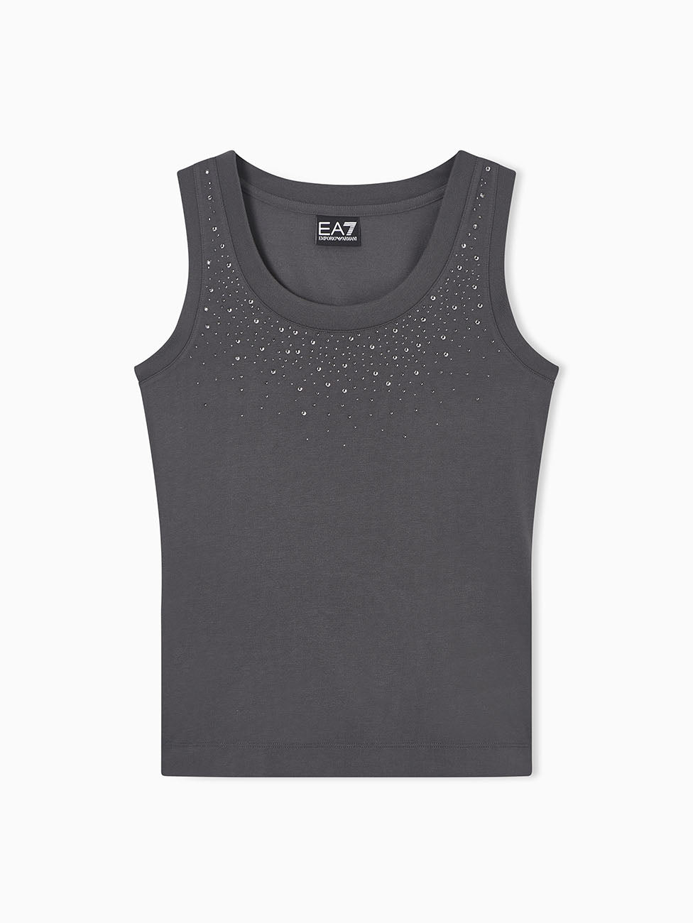 EA7 Precious Viscose-blend Tank Top