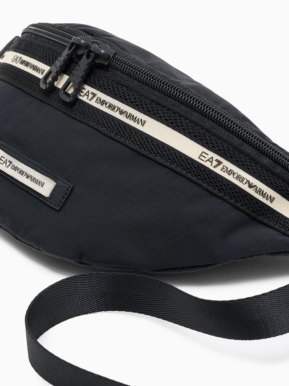 EA7 Train Logo Series Nylon Waist Bag
