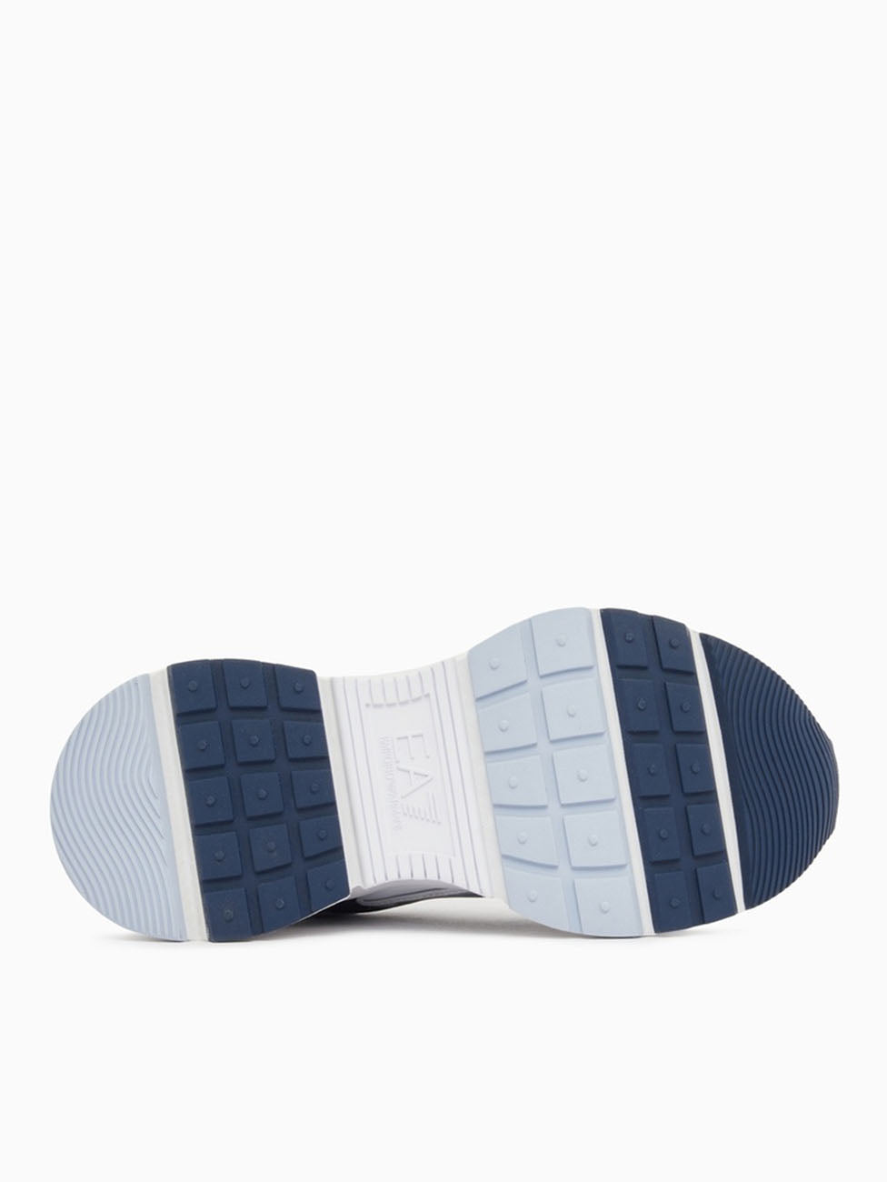 EA7 White Crave Monogram Sneakers