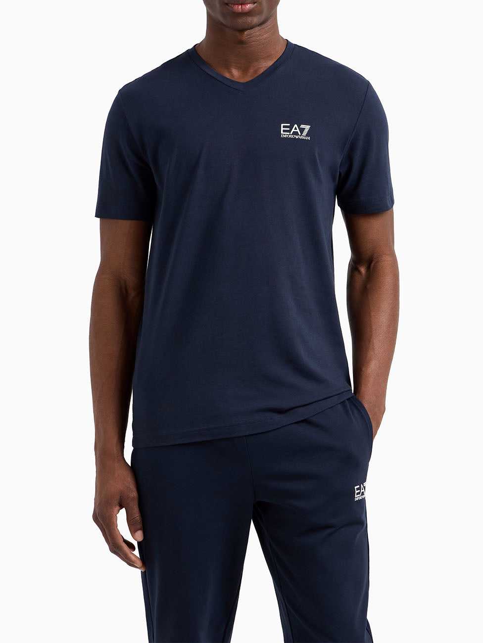 EA7 Core Identity V-Neck T-Shirt