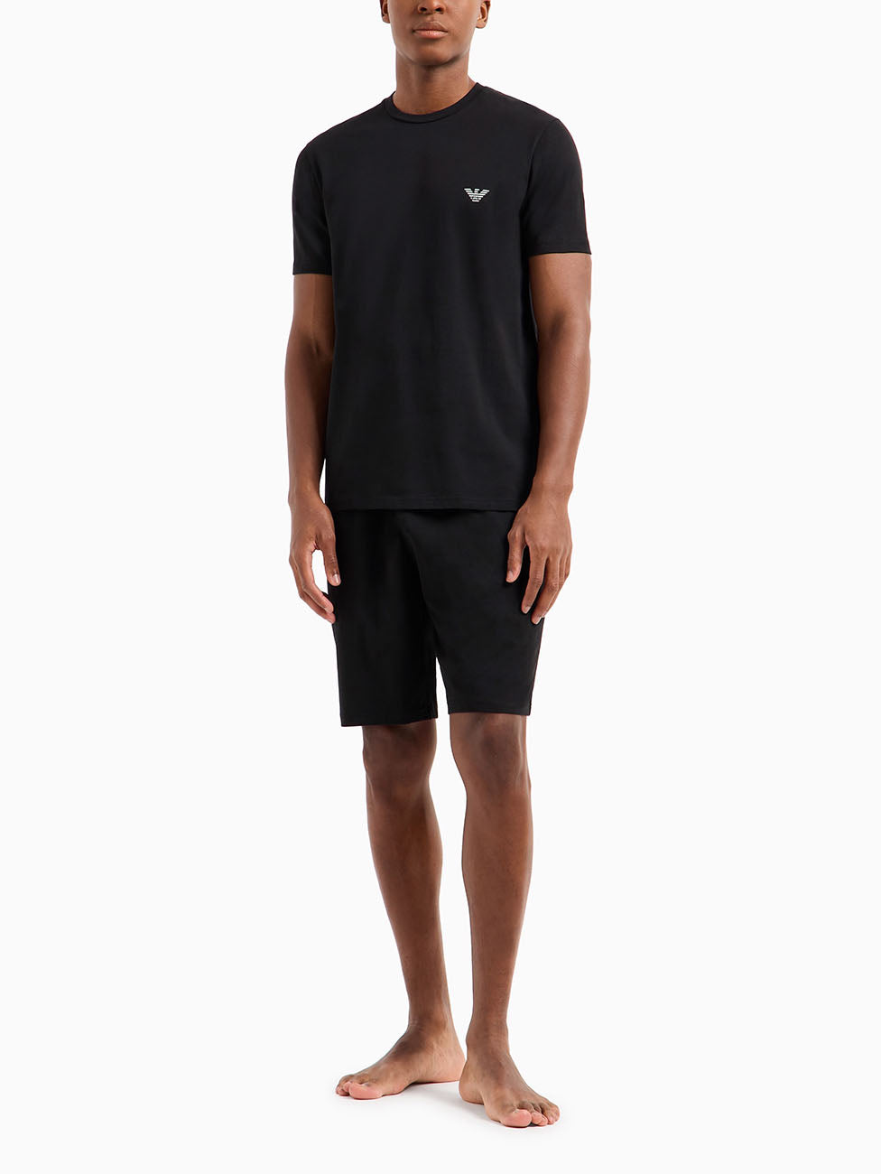 Emporio Armani Mega Logo Organic Cotton Short Pyjamas