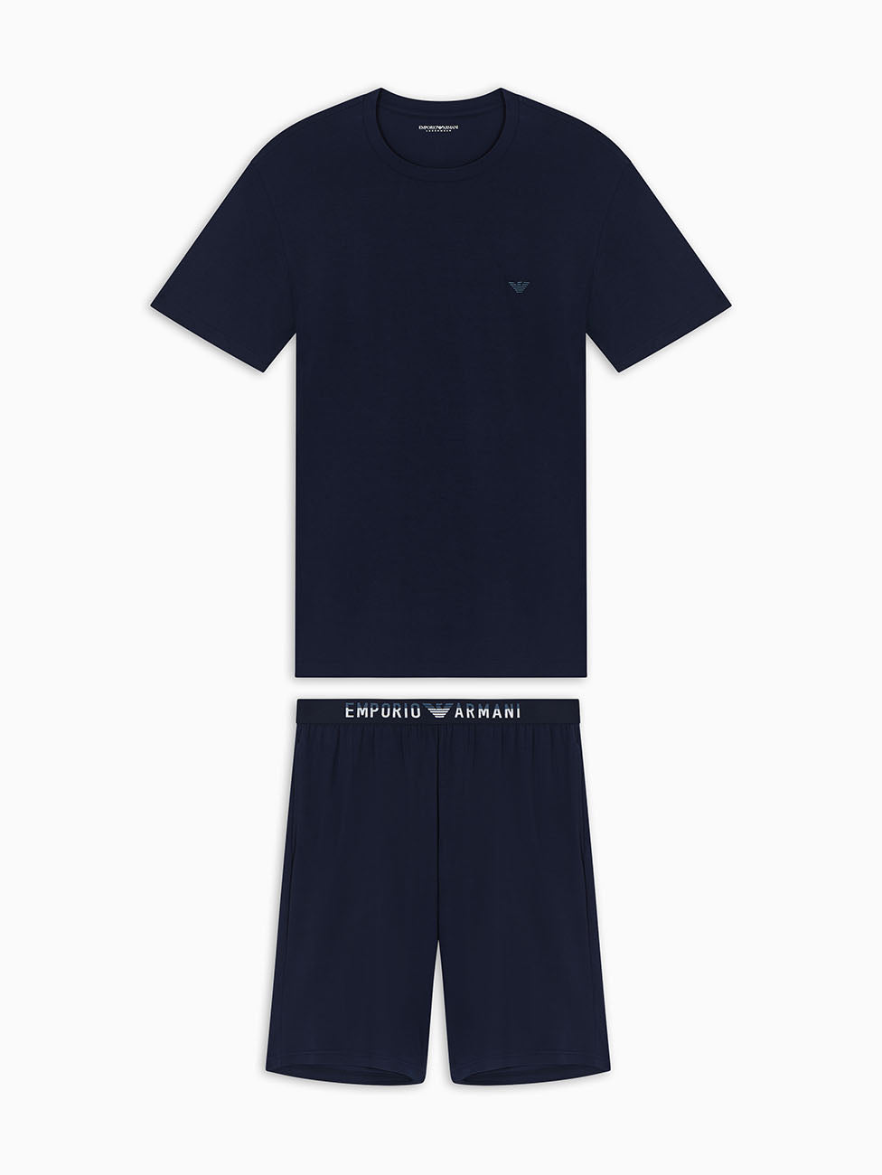 Emporio Armani Navy Soft Modal Short Pyjama