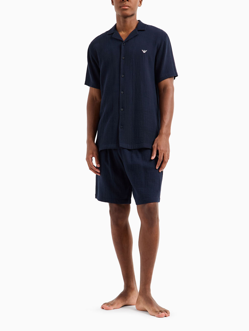 Emporio Armani Buttoned Short Pyjamas