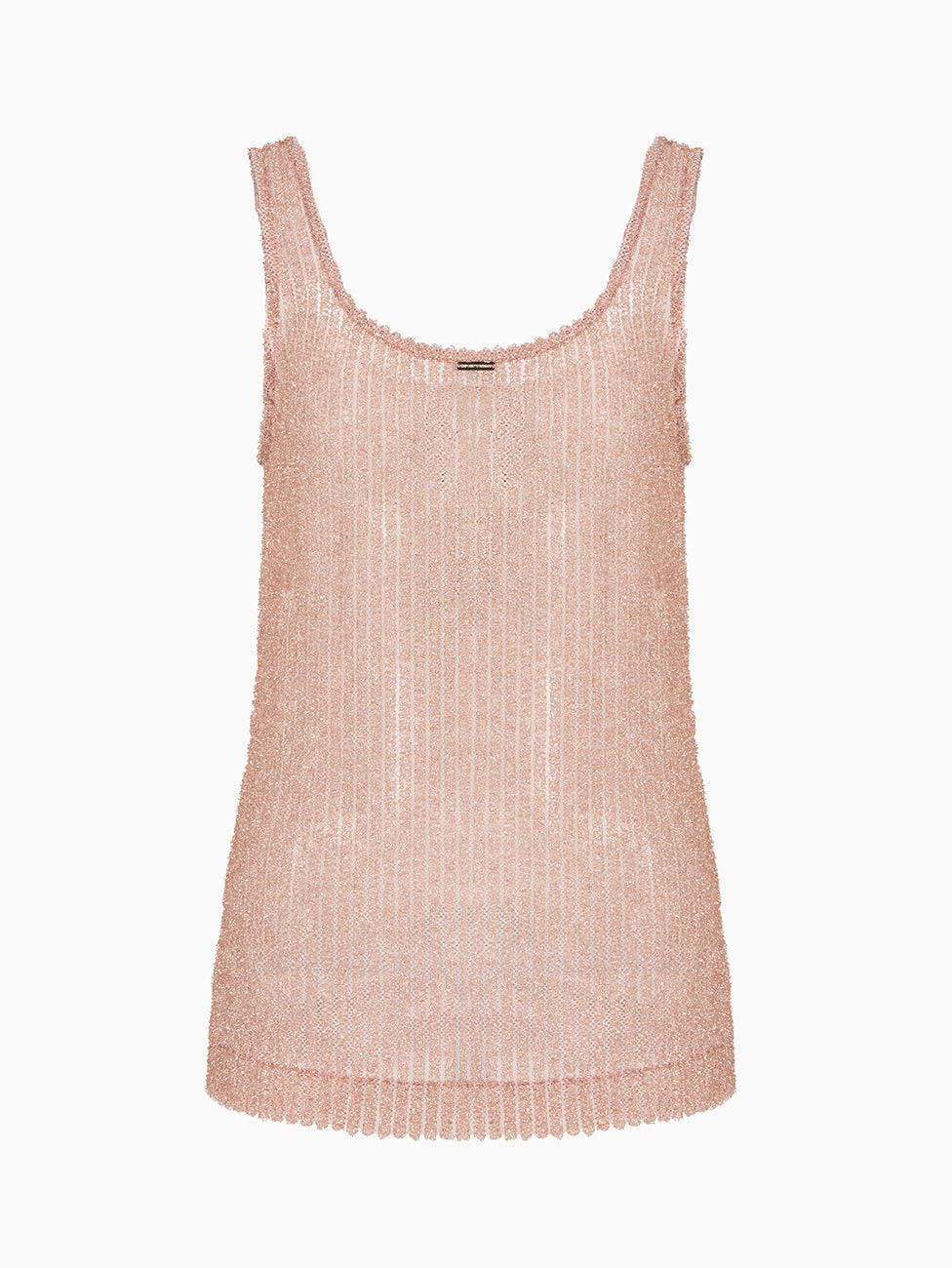 Emporio Armani Fuzzy Lurex Beach Tank Top