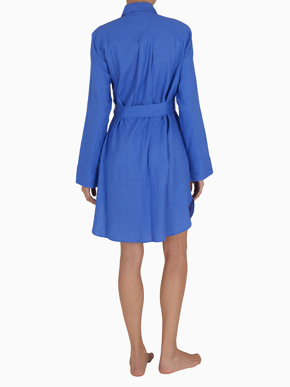 Emporio Armani Linen & Viscose Shirt Dress
