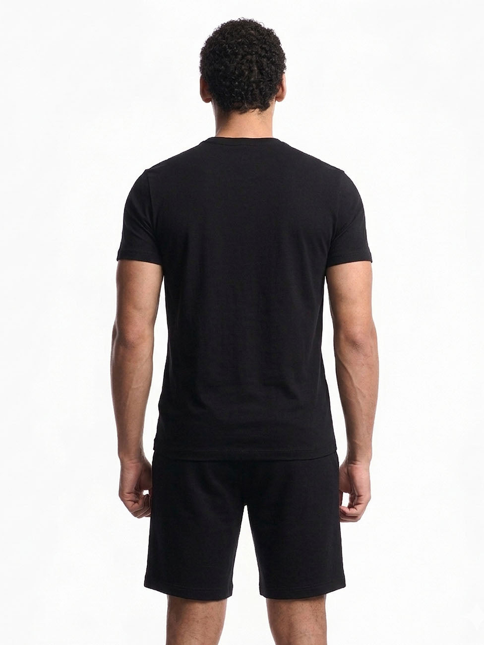Emporio Armani Black Bold logo Beach T-shirt