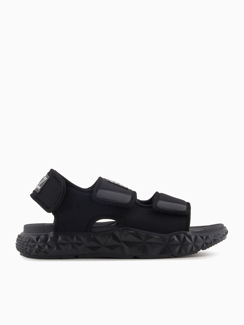 EA7 Triple Black Kombat Sandals