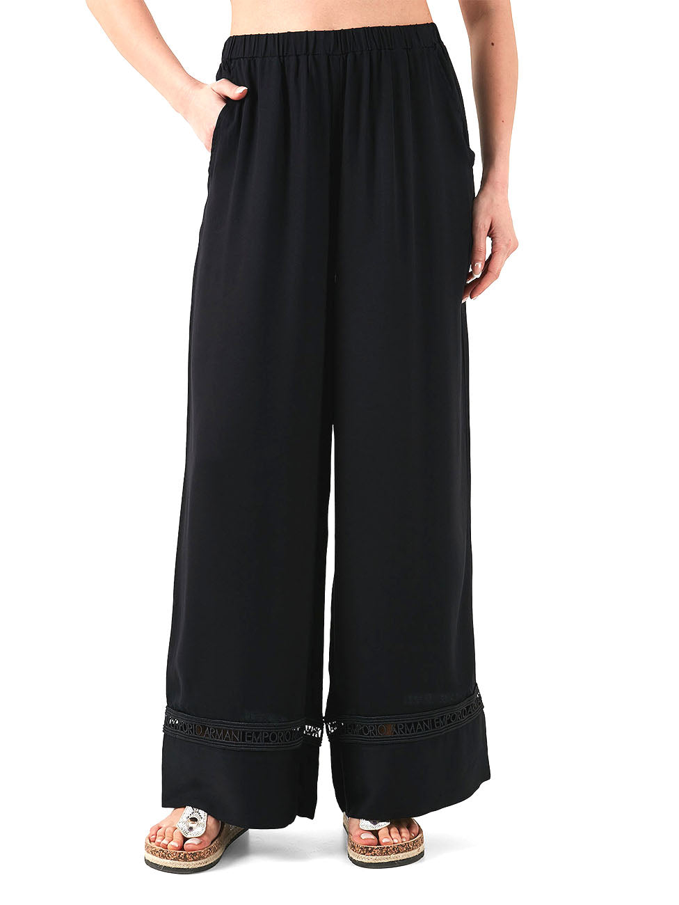 Emporio Armani Viscose Beach Trousers