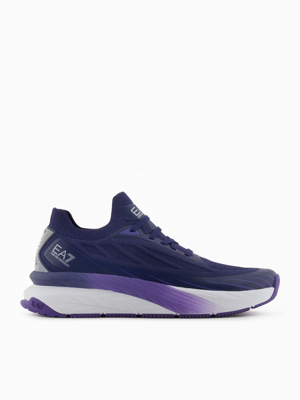 EA7 Medieval Blue Crusher Sonic Knit Sneakers
