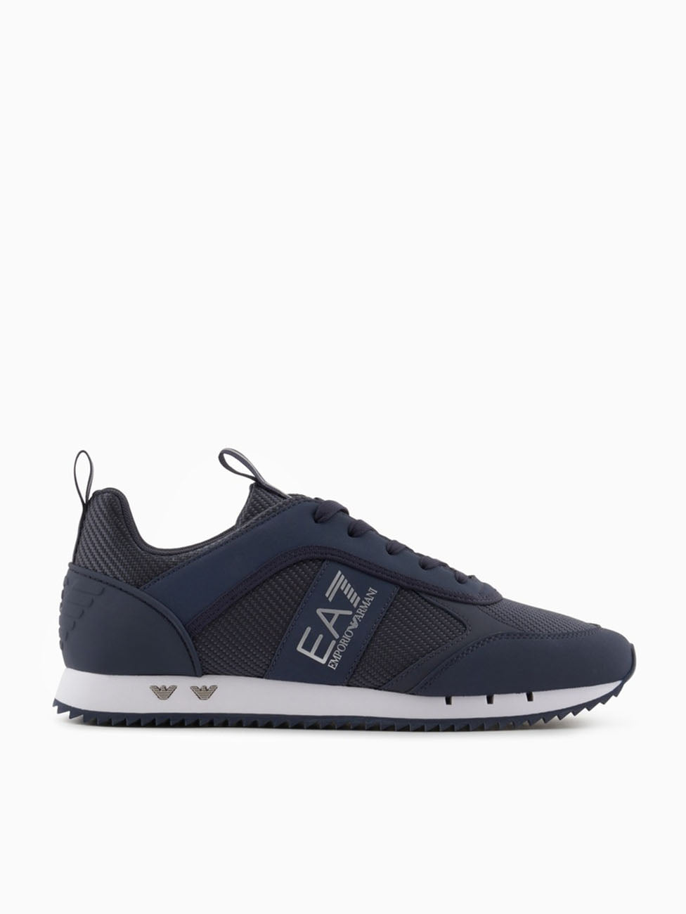 EA7 Navy & Silver Sneakers