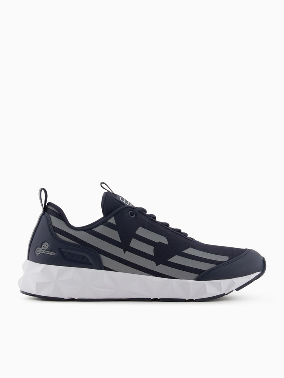 EA7 Navy & Silver Ultimate C2 Kombat Core Sneakers