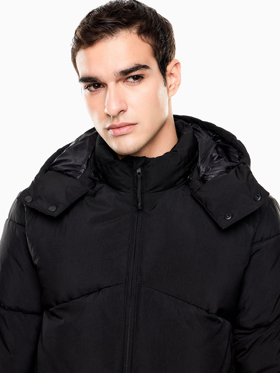 EA7 Iridescent Nylon Padded Jacket