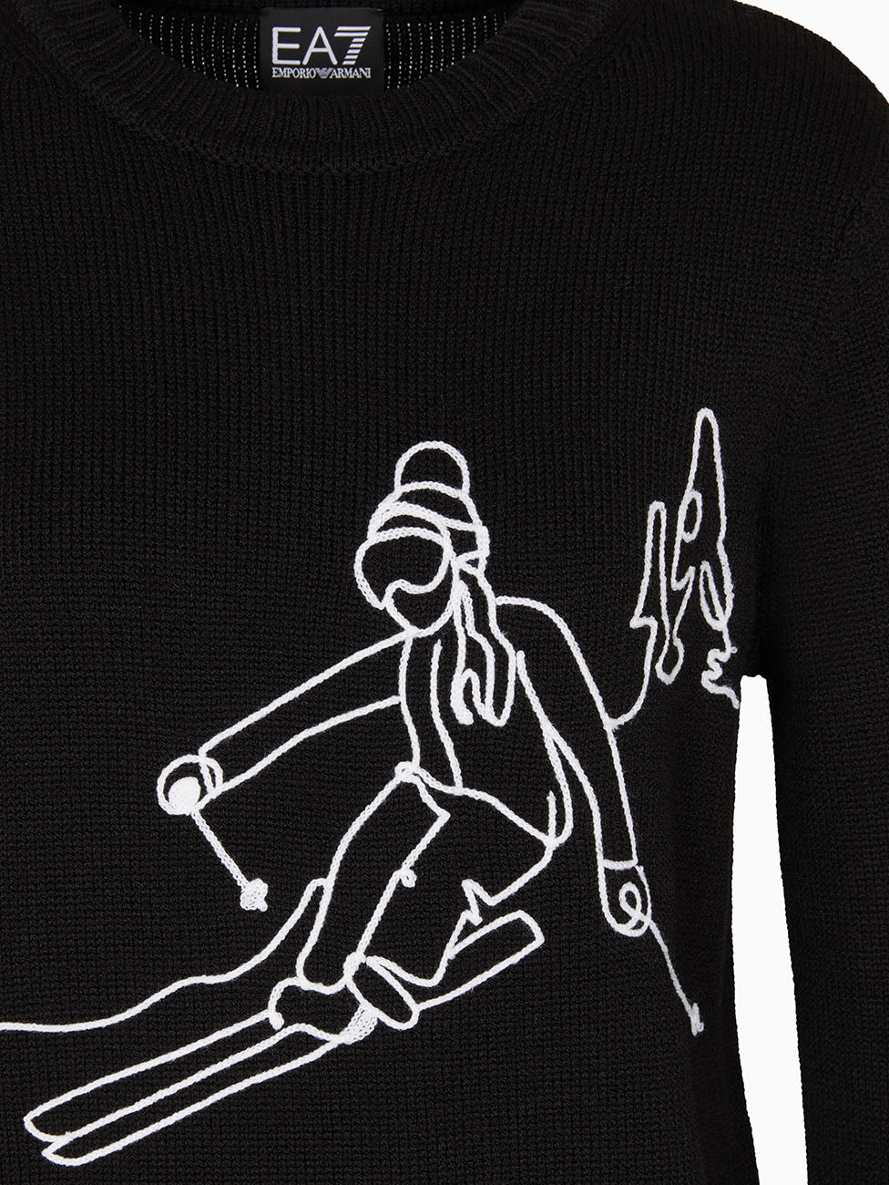 EA7 Woman's Skiing Pullover Sweater