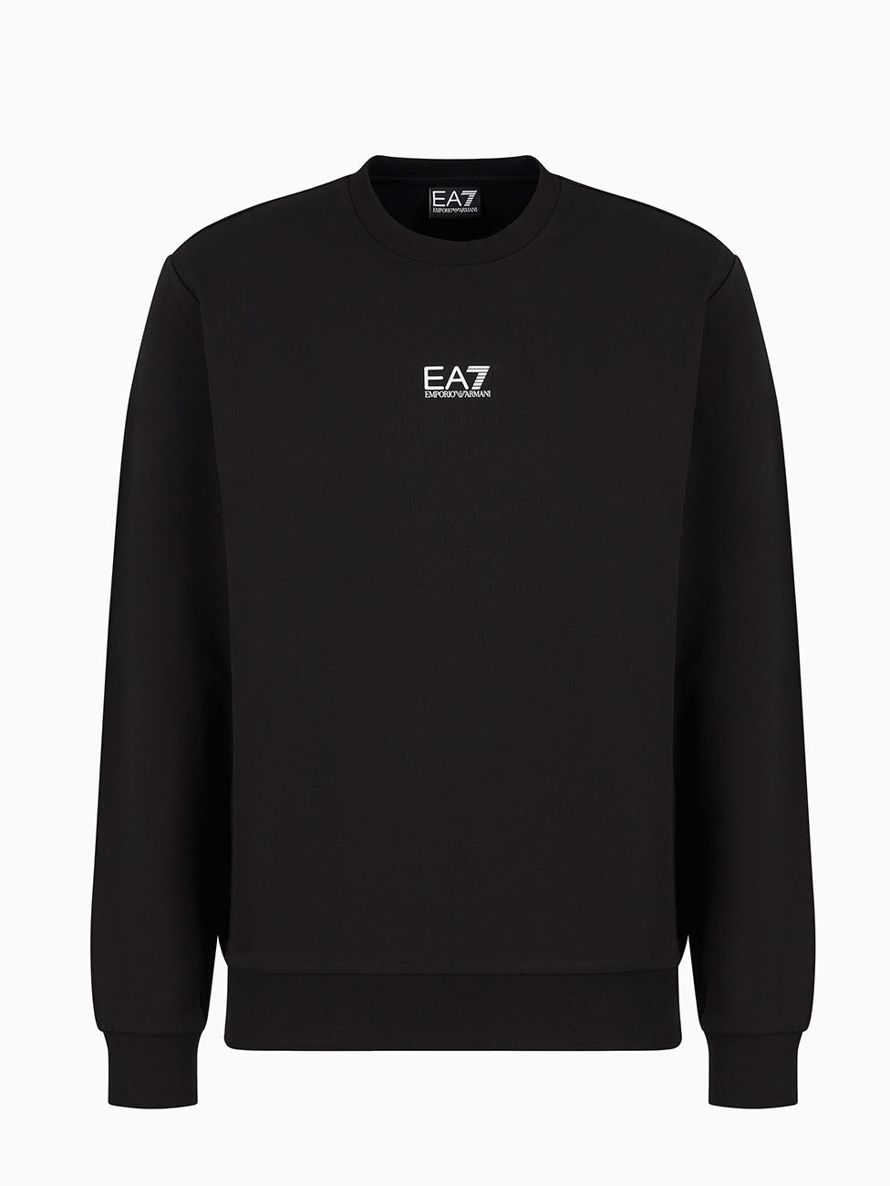 EA7 Black Core Identity Crew-neck Sweatshirt