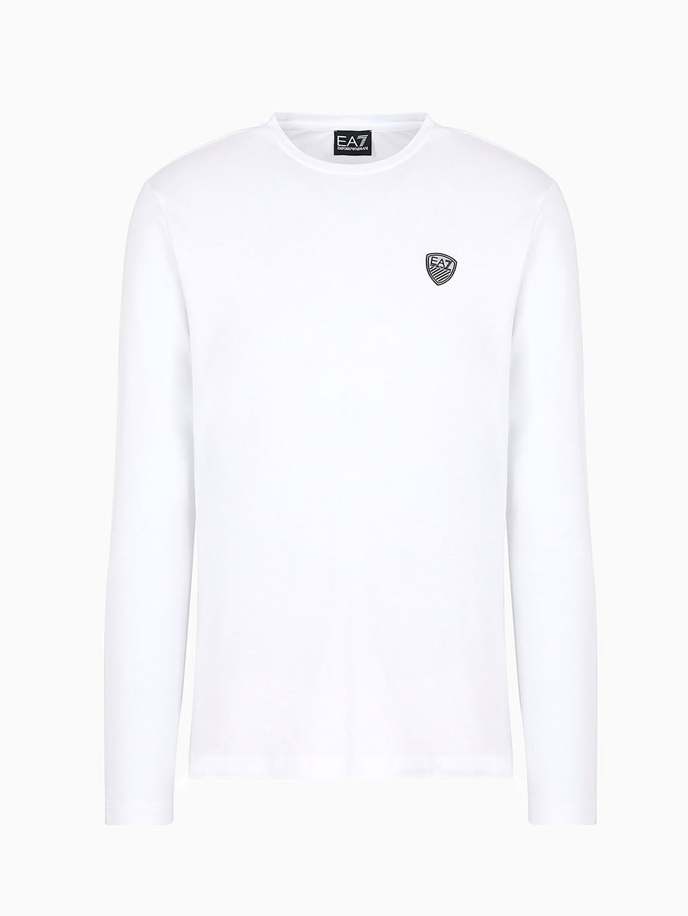 EA7 White Long-Sleeved T-shirt