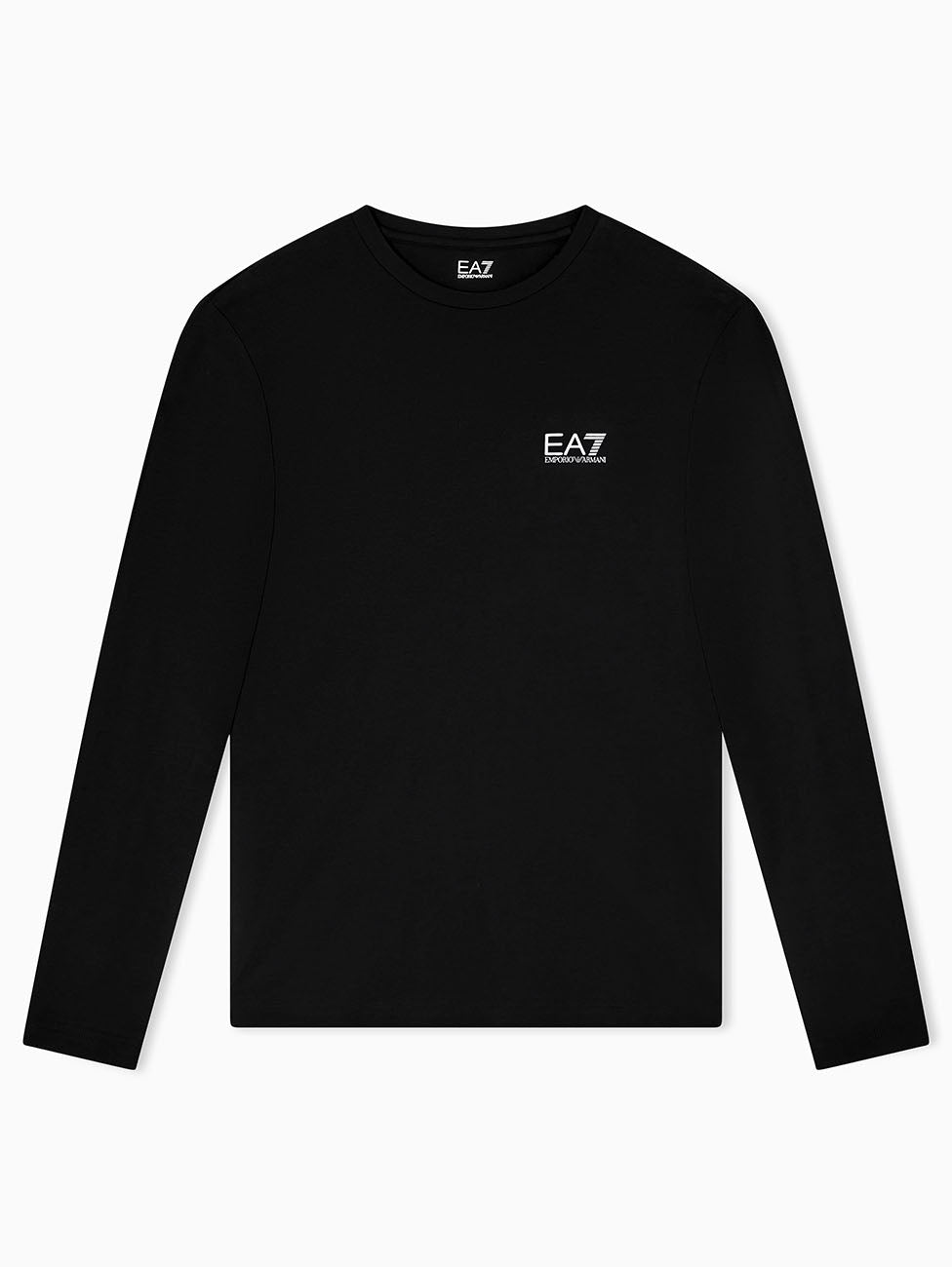 EA7 Black Core Identity Long-sleeved T-shirt