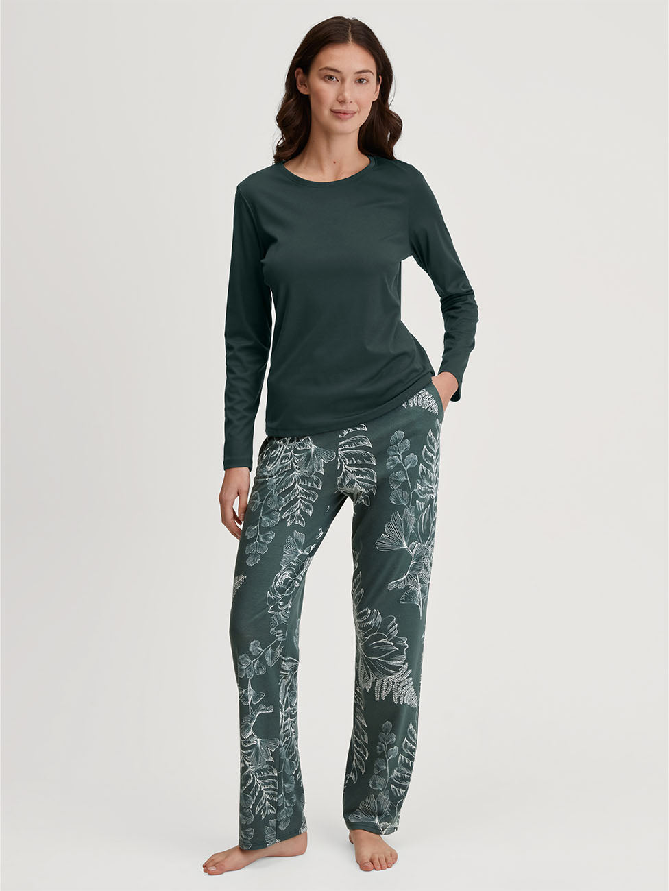 Calida Favourites Botanic Women's Green Pyjama