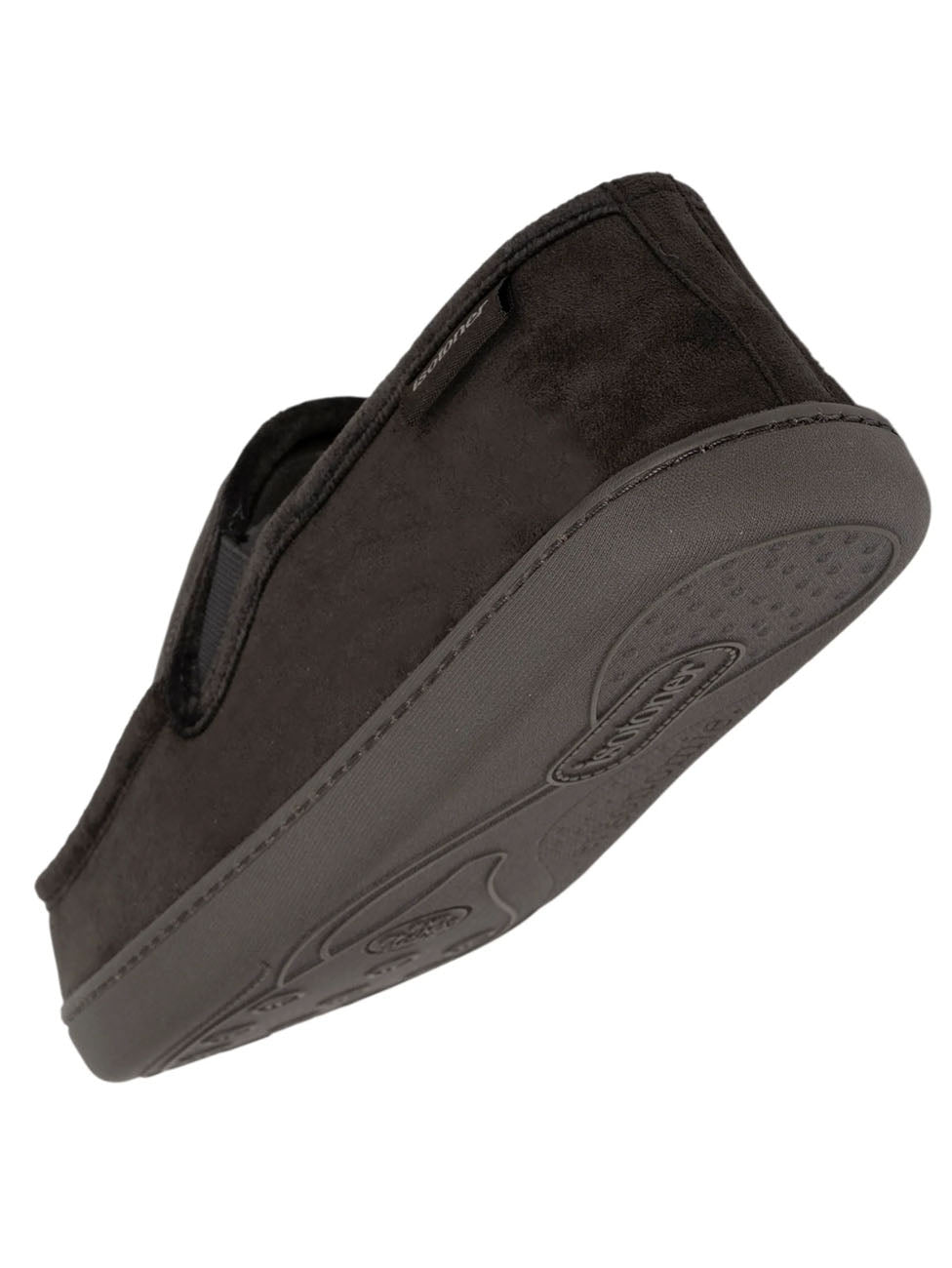 Isotoner Men's Gray Moccasin Slippers