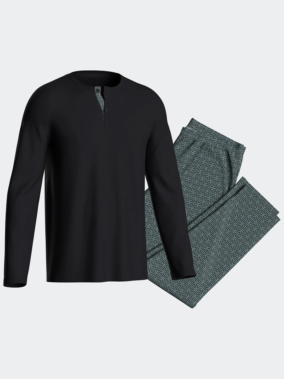 Impetus Green Cotton Modal Men's Pyjama