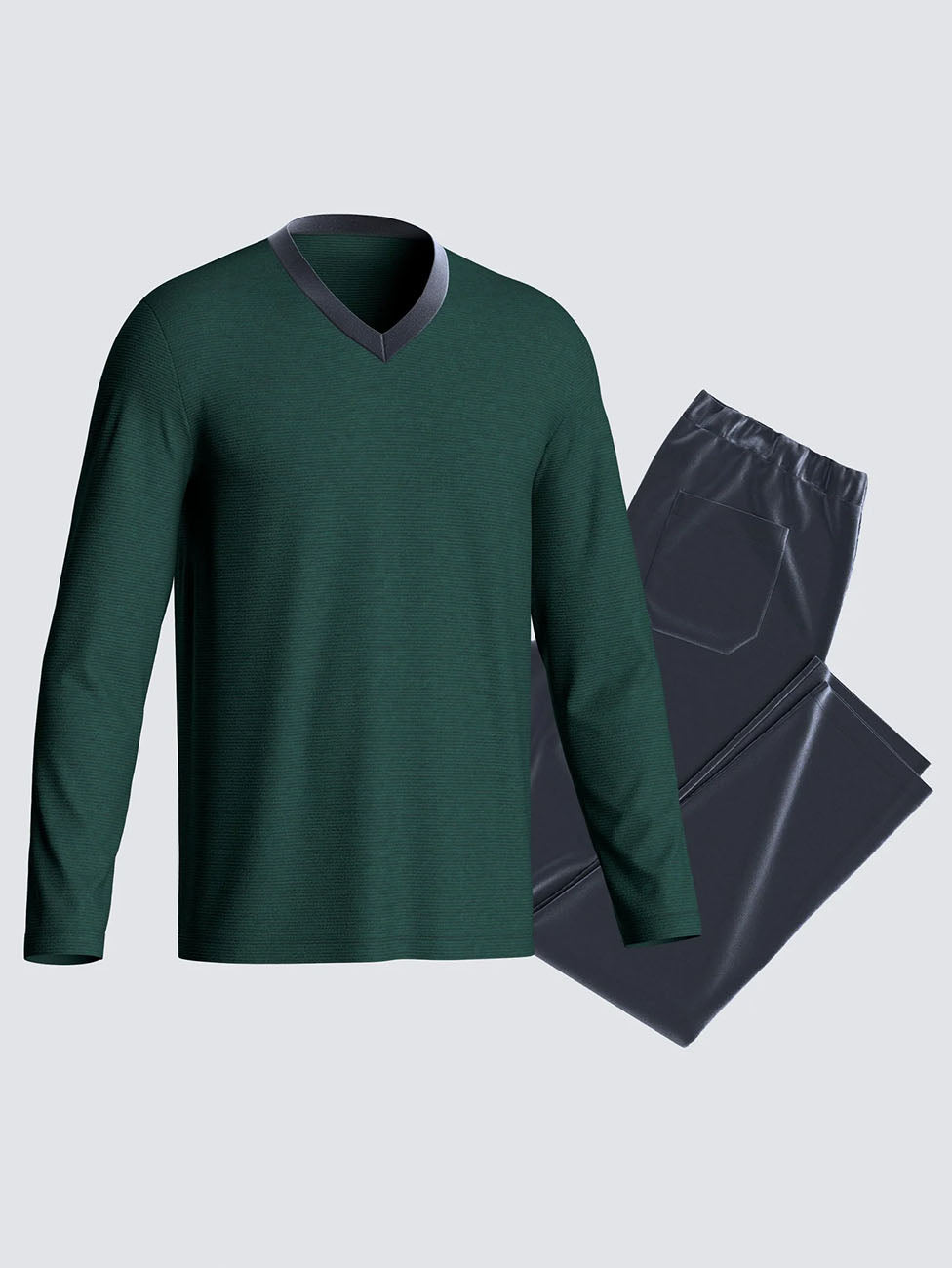 Impetus Green Velvet Thermal Men's Pyjama