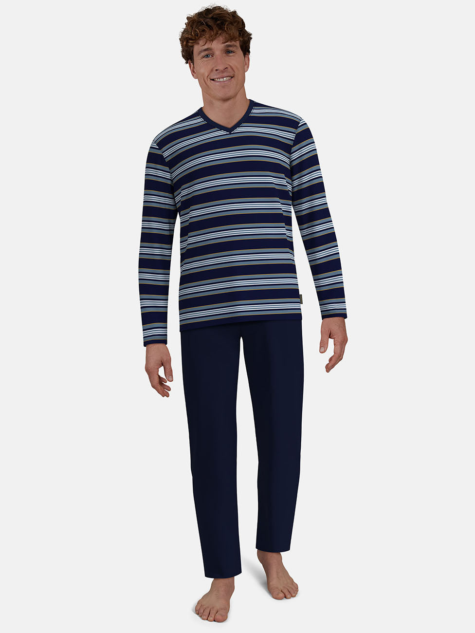 CECEBA Dark Blue Striped Pyjama