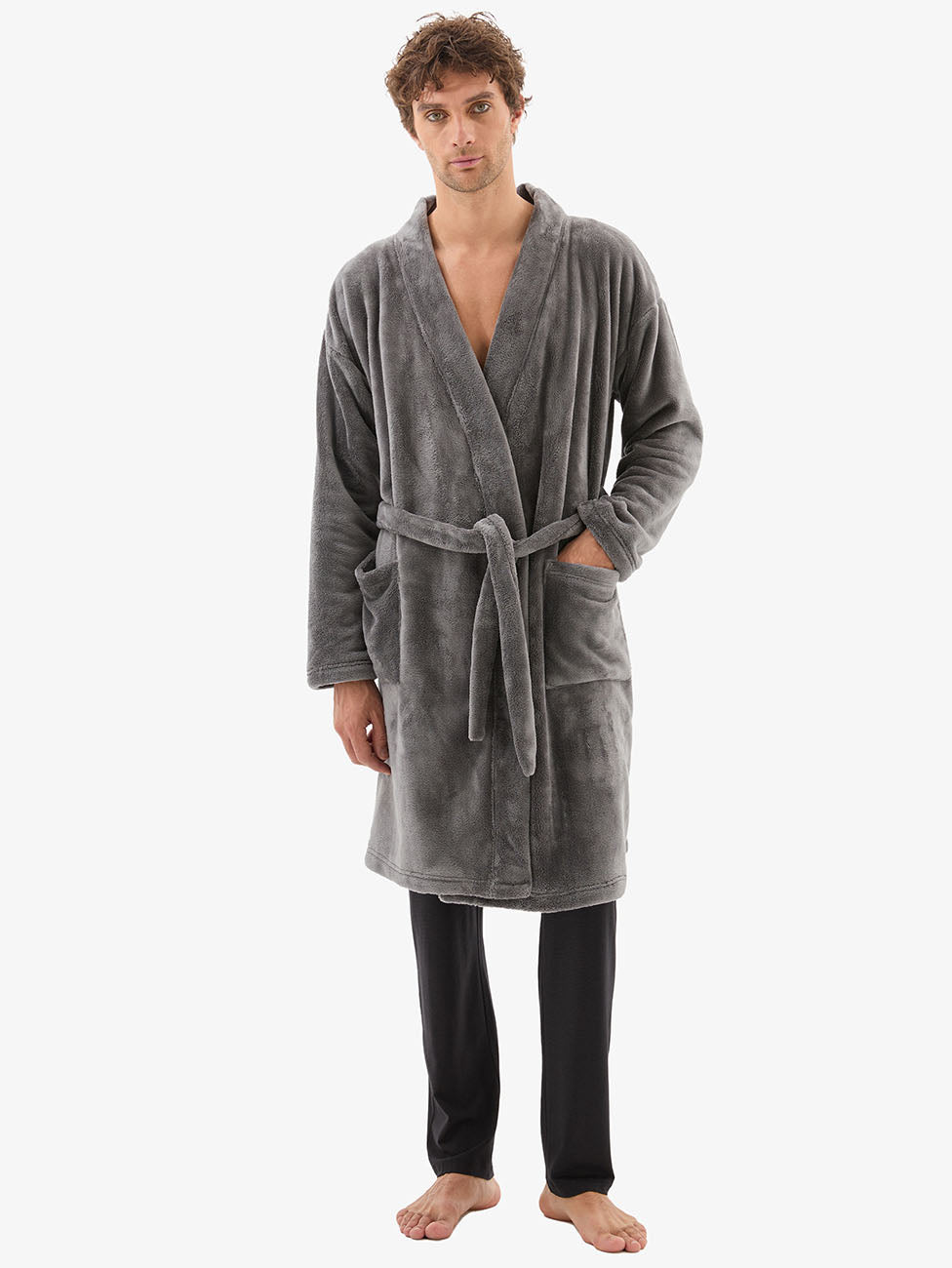 Blackspade Anthracite Polar Men's Robe