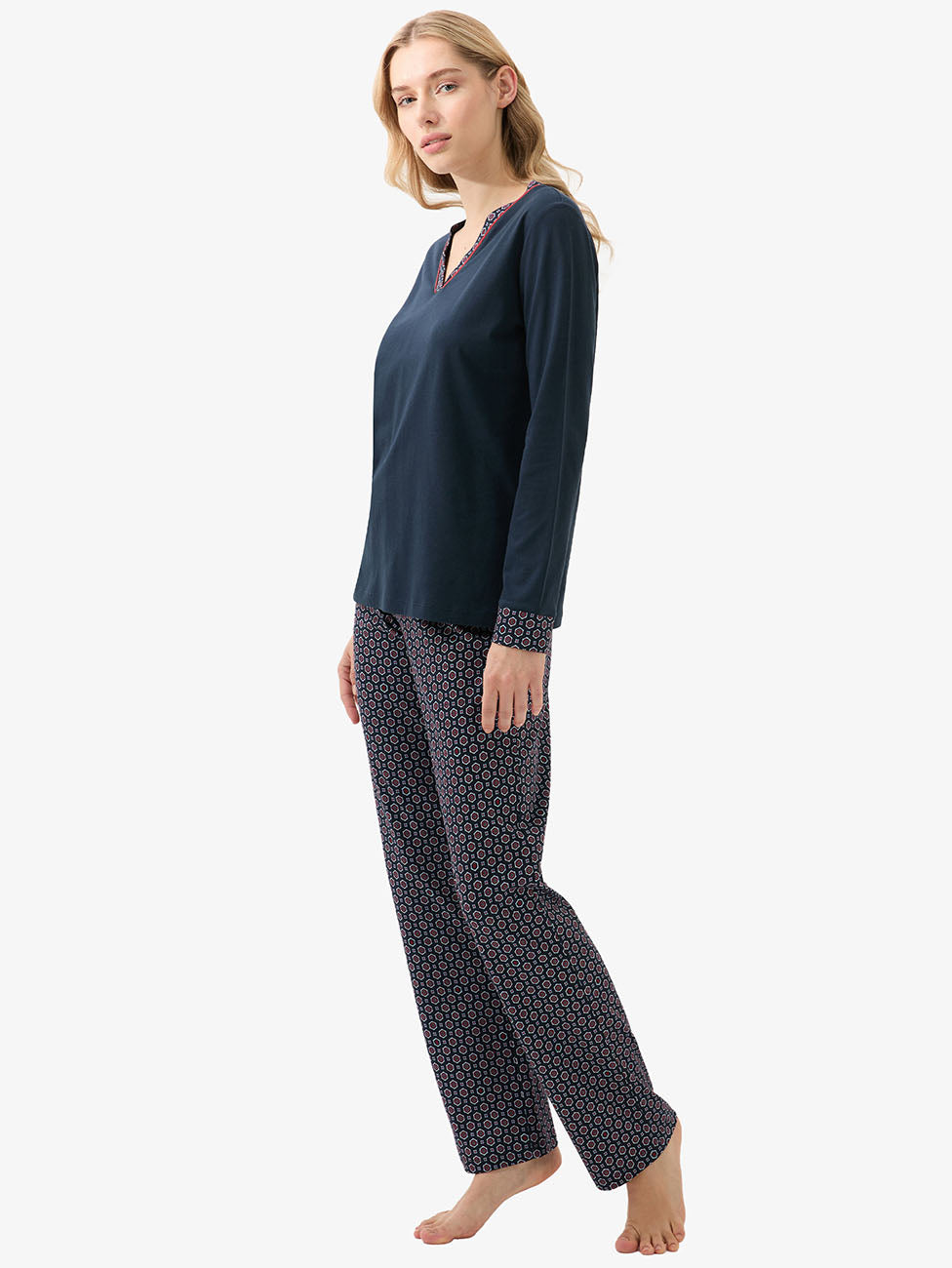 Blackspade Navy Ladies Pyjama