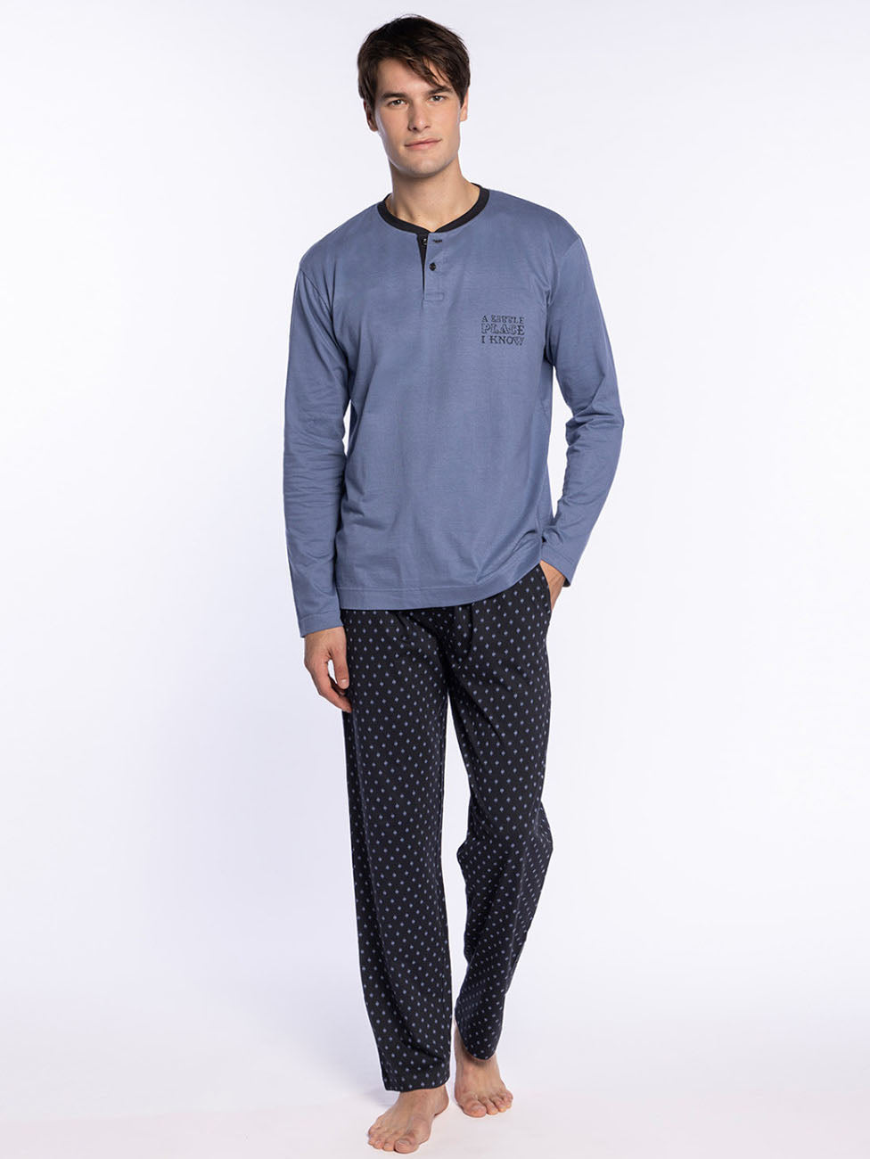 Punto Blanco Sophisticated Long Cotton Pyjama