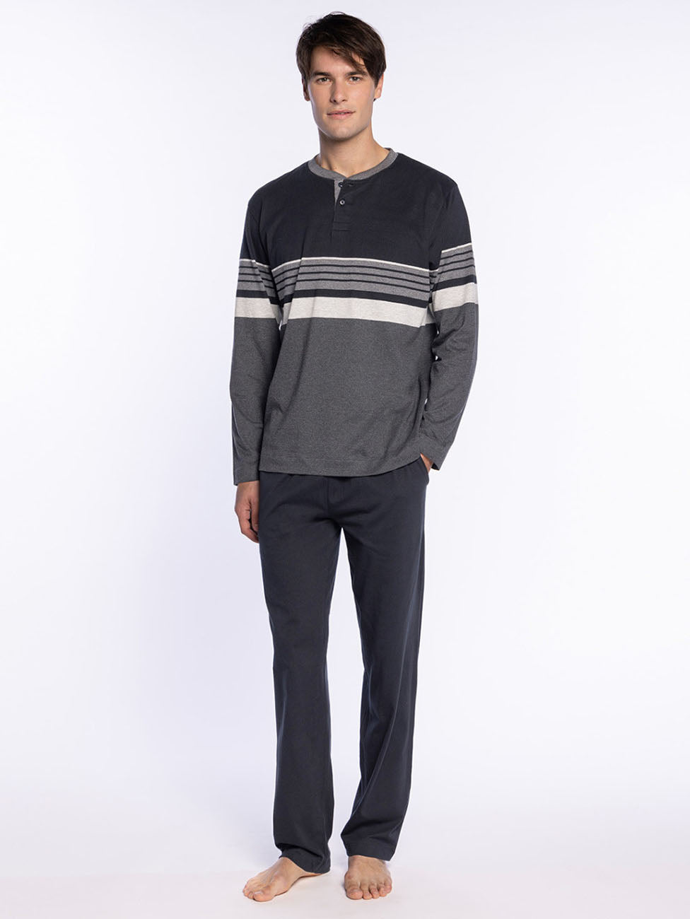 Punto Blanco Creativity Long Cotton Striped Pyjama