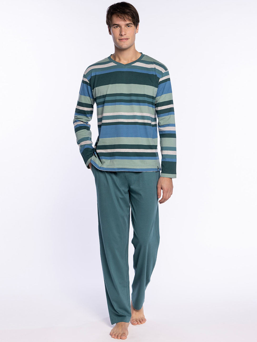 Punto Blanco Versatility Long Striped Pyjama