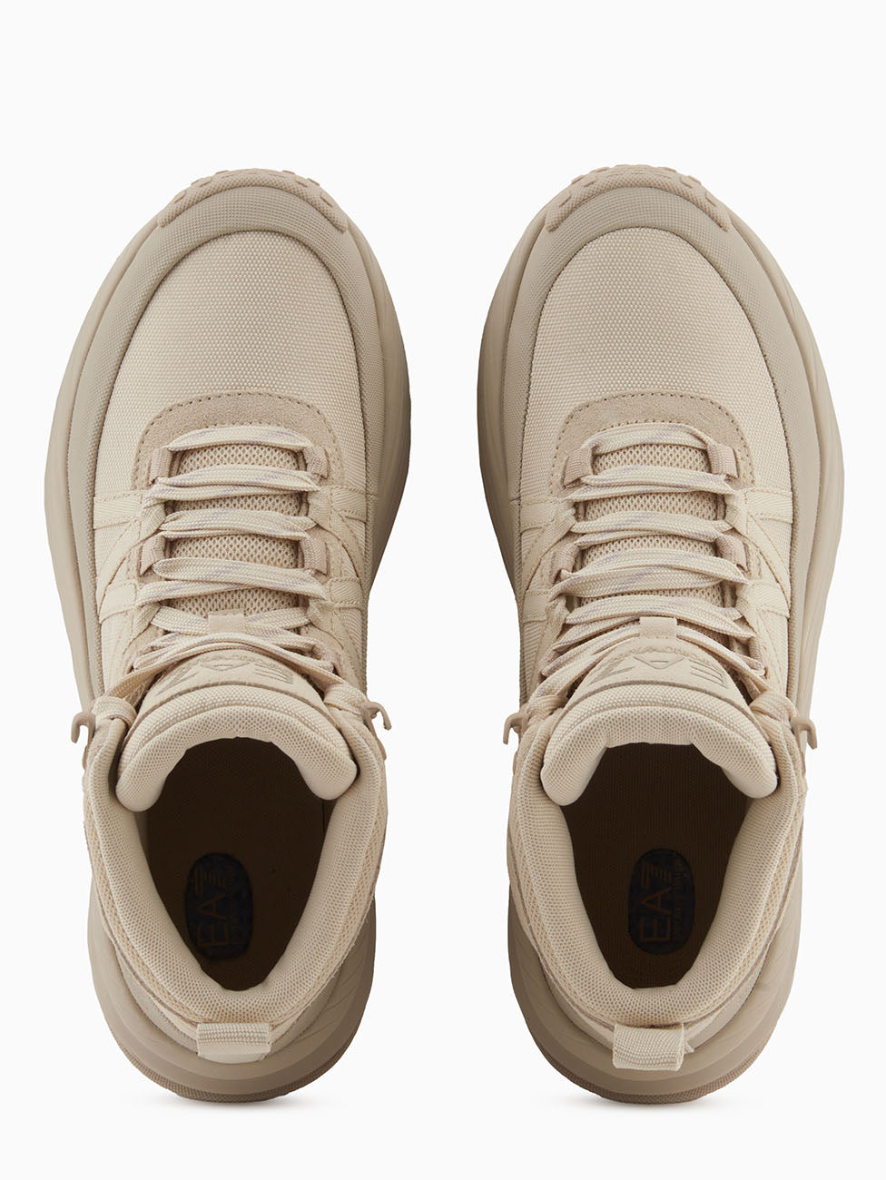 EA7 Beige Unisex Boots