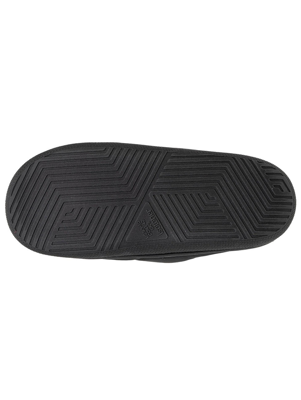 Isotoner Black Bloup Men's Slippers