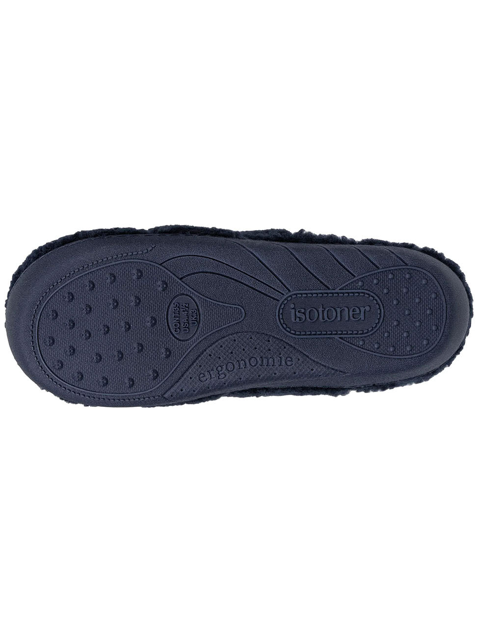 Isotoner Junior Navy Padded House Slippers