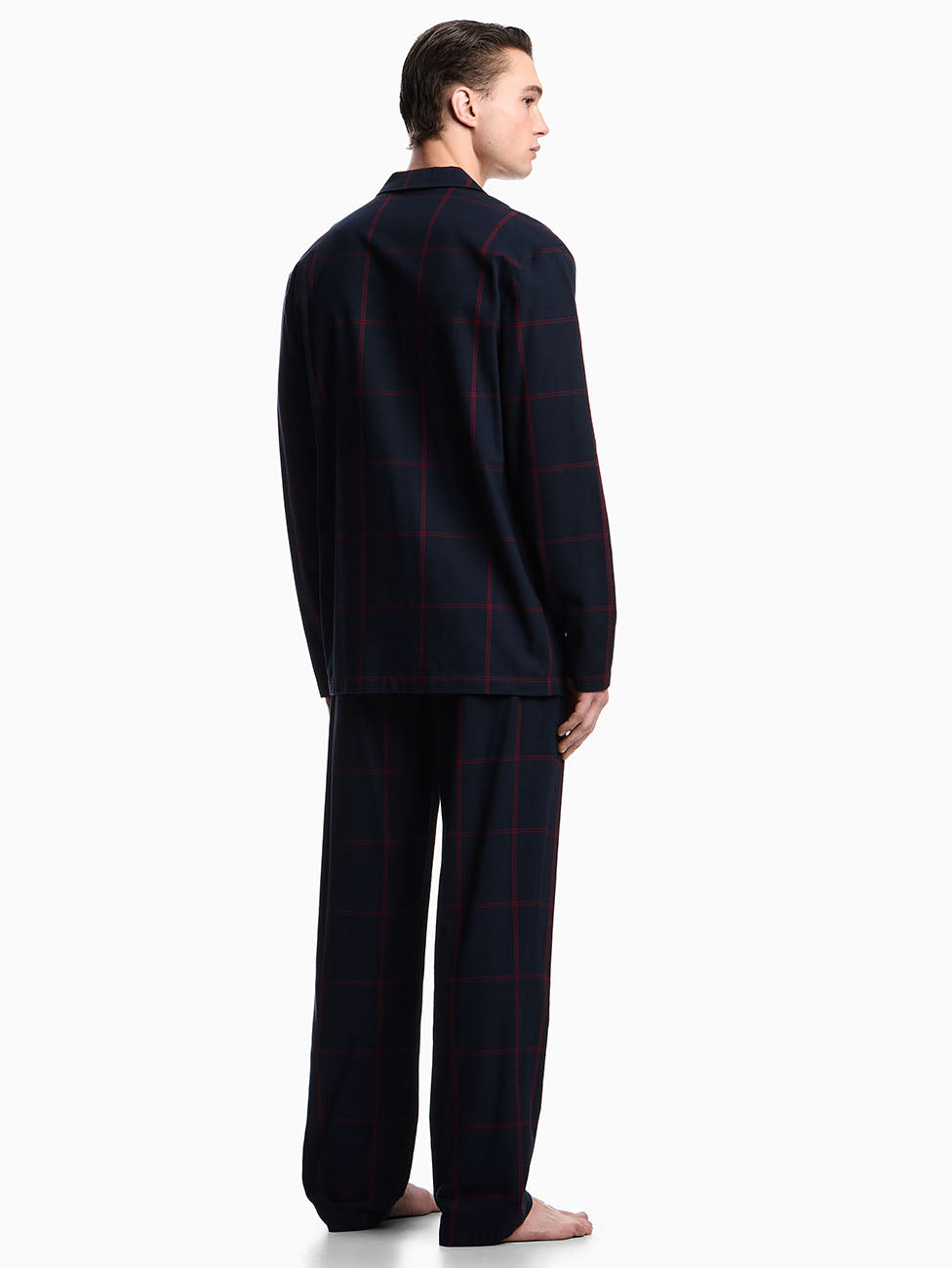 Emporio Armani Tartan Motif Flannel Pyjama