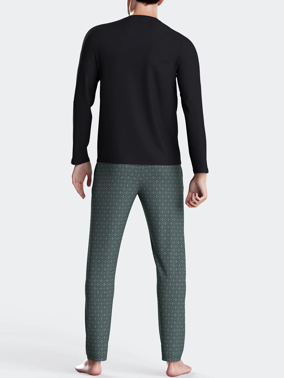 Impetus Green Cotton Modal Men's Pyjama