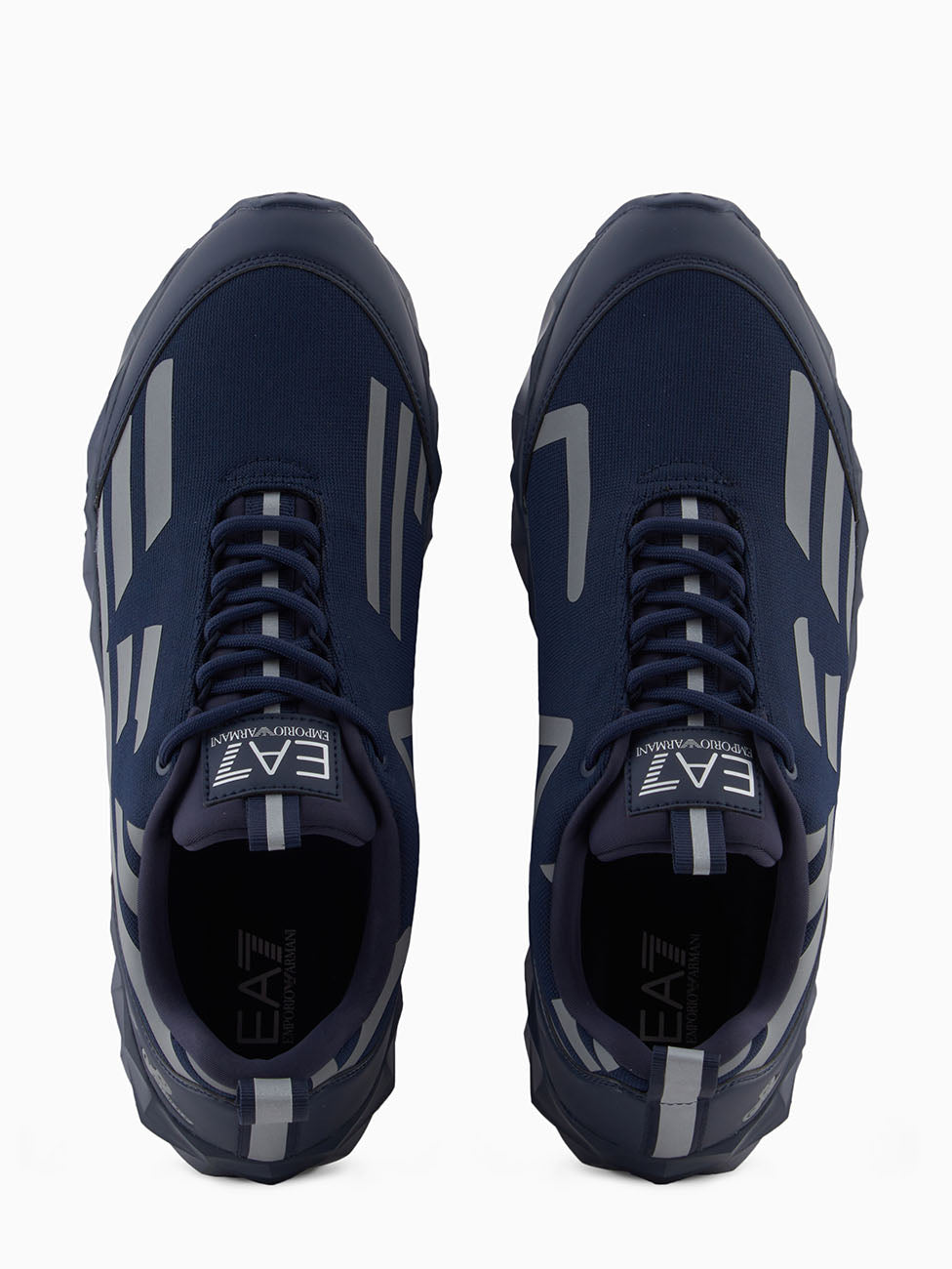 EA7 Triple Navy & Silver Ultimate C2 Kombat Core Sneakers