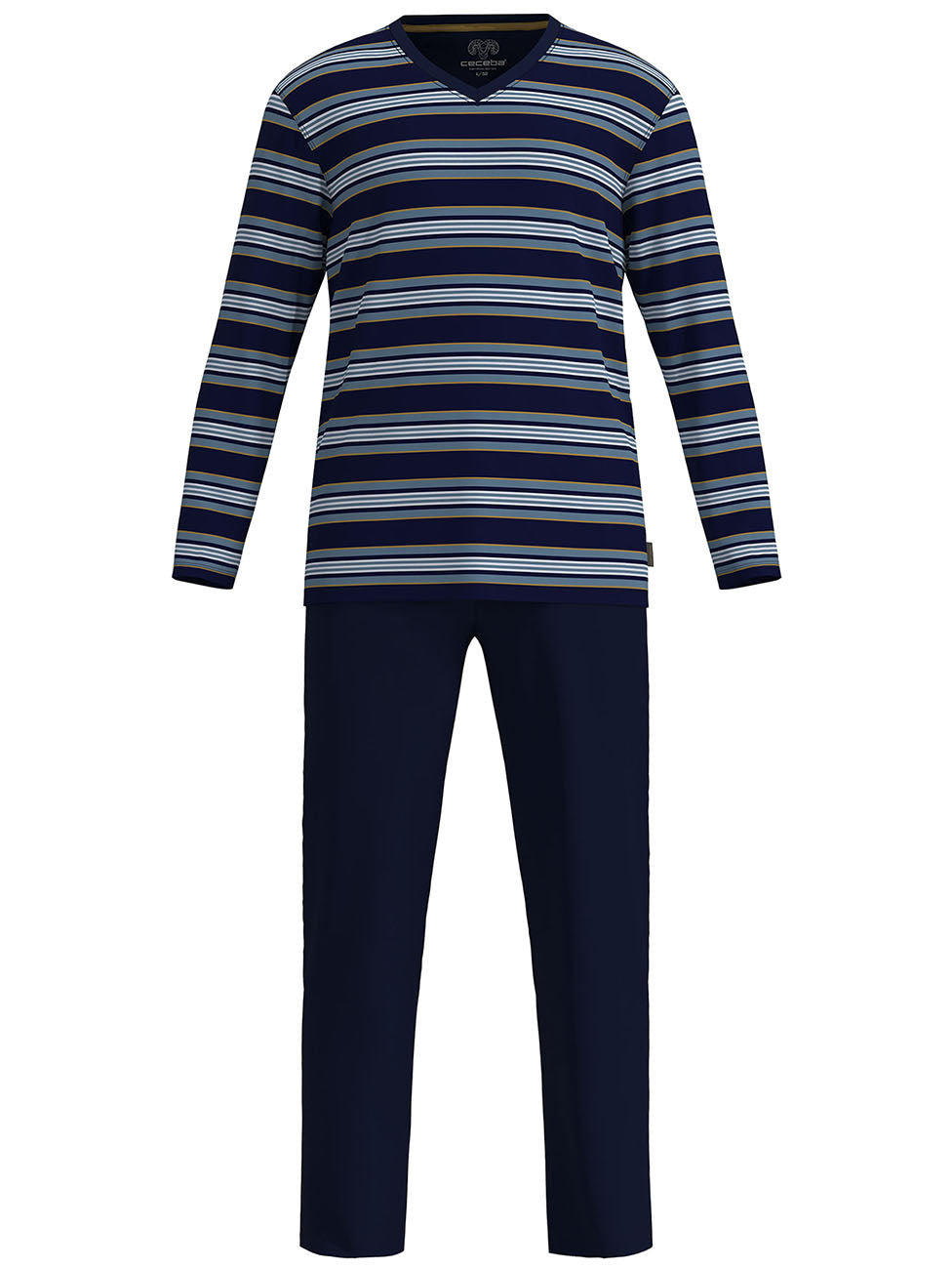 CECEBA Dark Blue Striped Pyjama