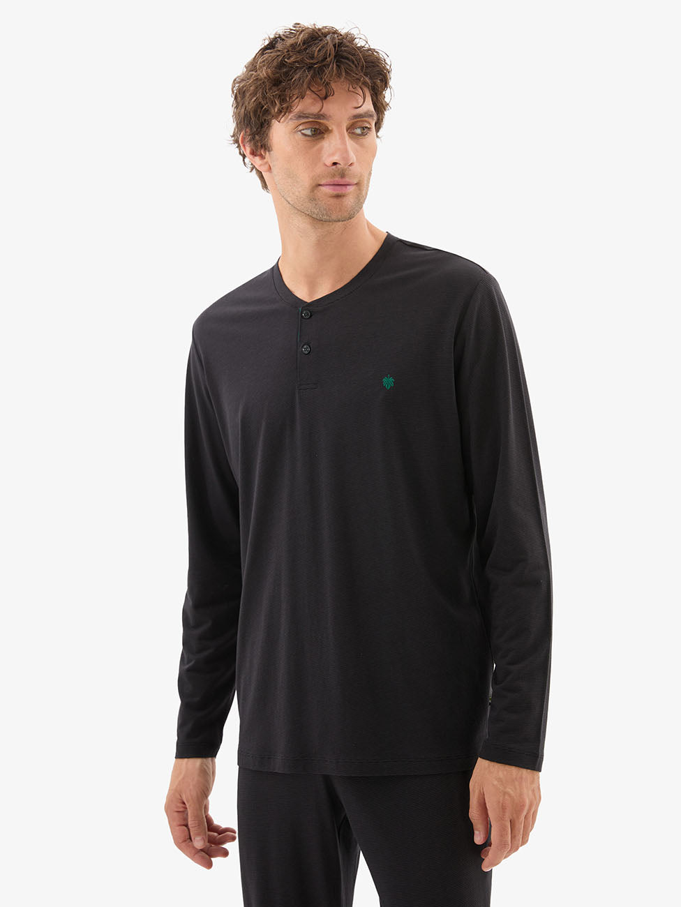 Blackspade Men's Black Pyjama Set