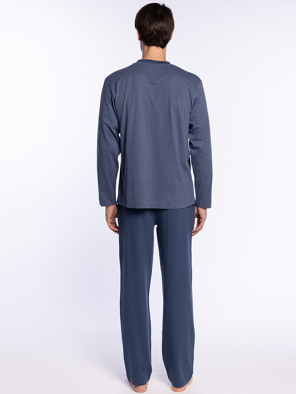 Punto Blanco Retro Long Cotton Printed Pyjamas