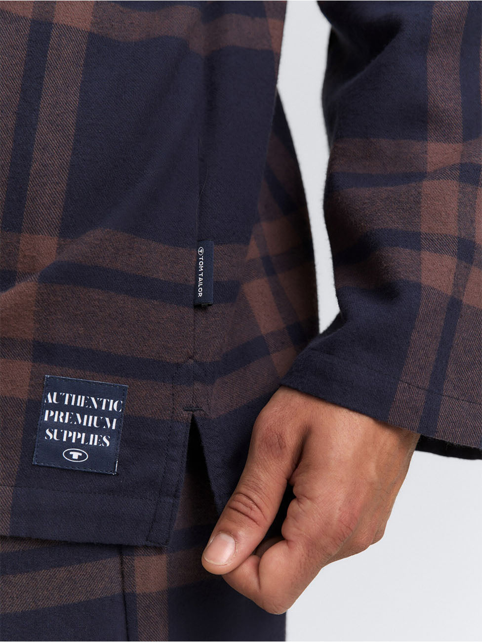 Tom Tailor Dark Brown Checkered Pyjama