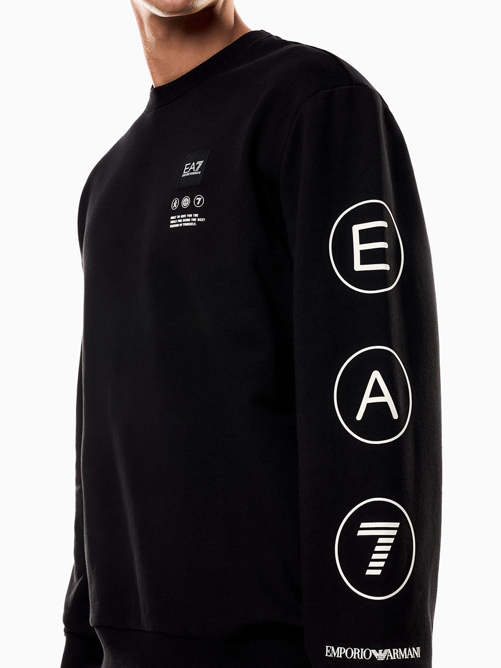 EA7 Logo Series French Terry Sweatshirt